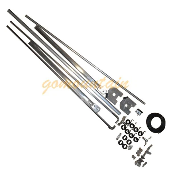 Electric Aluminum 4-spring Dump Truck Tarp System